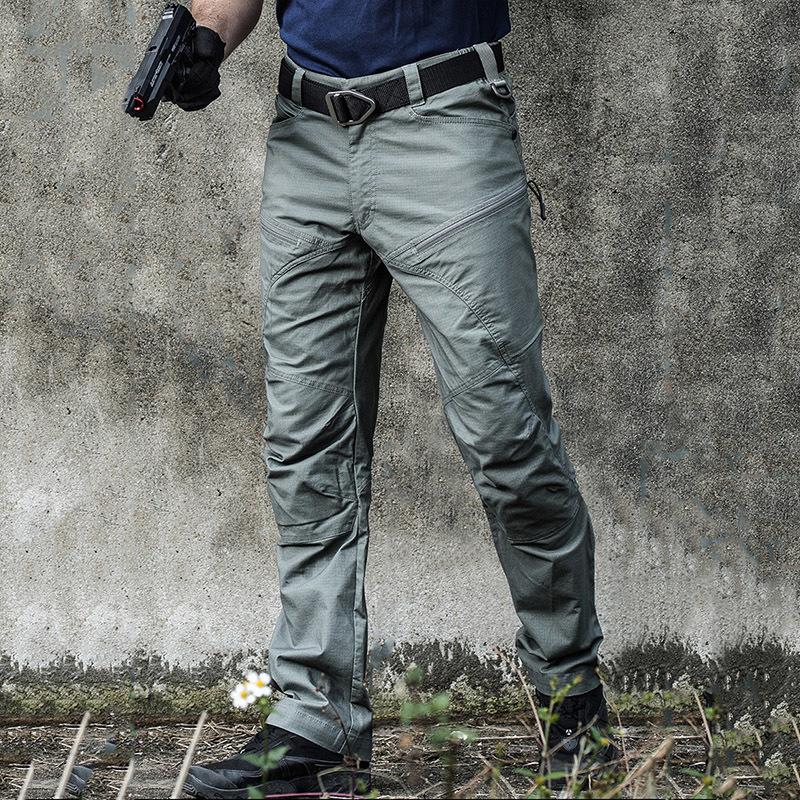 Men's Tactical Cargo Pants Men Waterproof Stretch Ripstop Army Combat Military Trousers Multi Pocket Lightweight Outdoor Hiking Pants