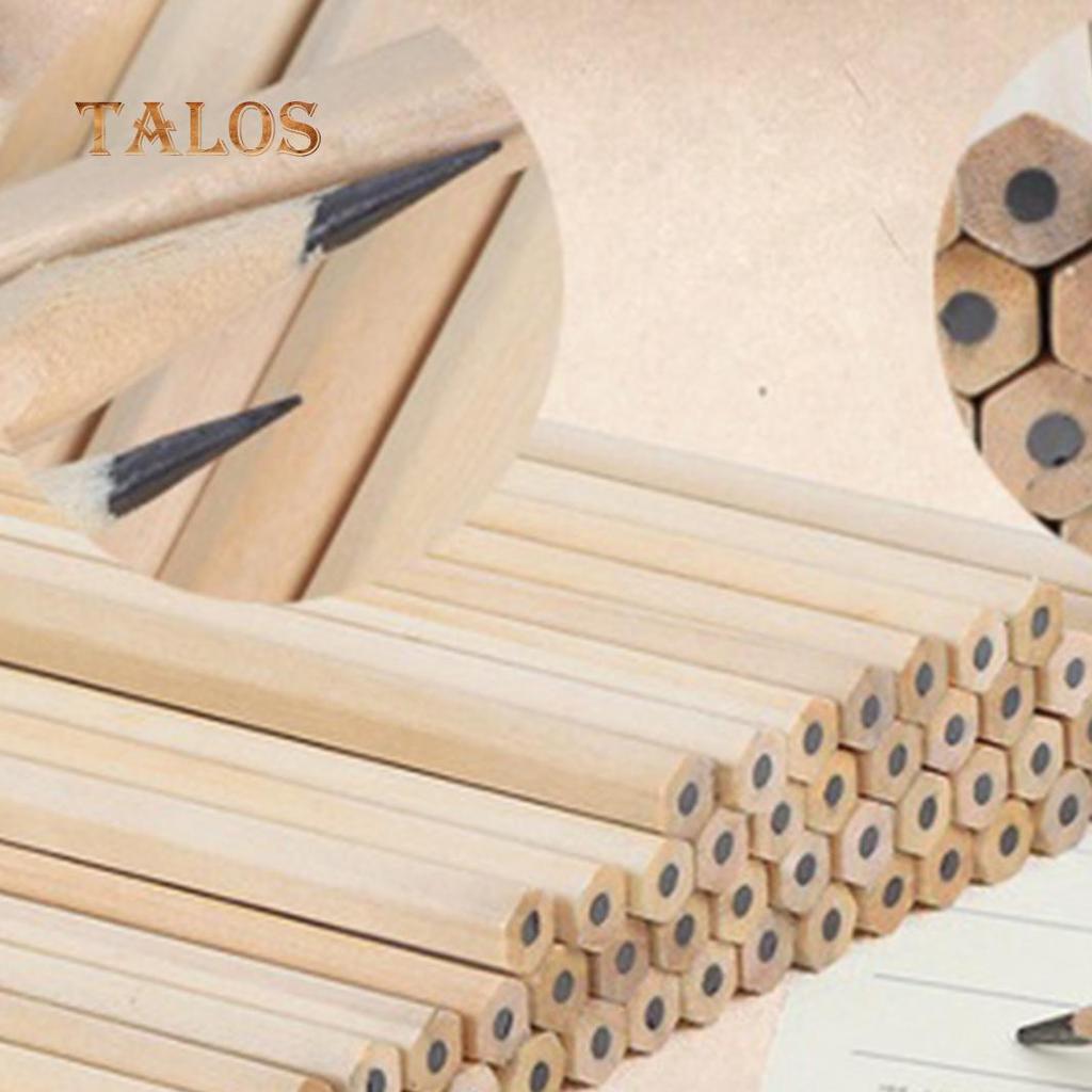 10шт деревянных карандашей HB для обучения рисования, для школы. Толстый стержень карандаша, изготовленный из экологически чистого древесного материала, безопасный и долговечный