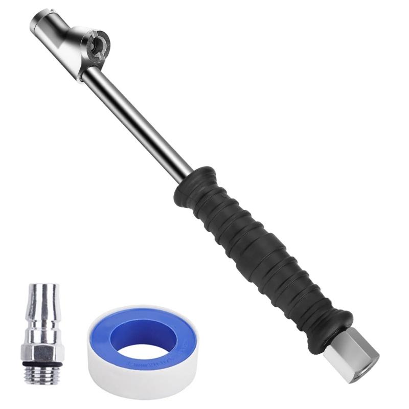 Воздушные патроны 2 в 1 с двойной головкой, нагнетательный инструмент для грузовиков, автомобилей, мотоциклов, быстрые заглушки с наружной резьбой NPT 1/4 дюйма