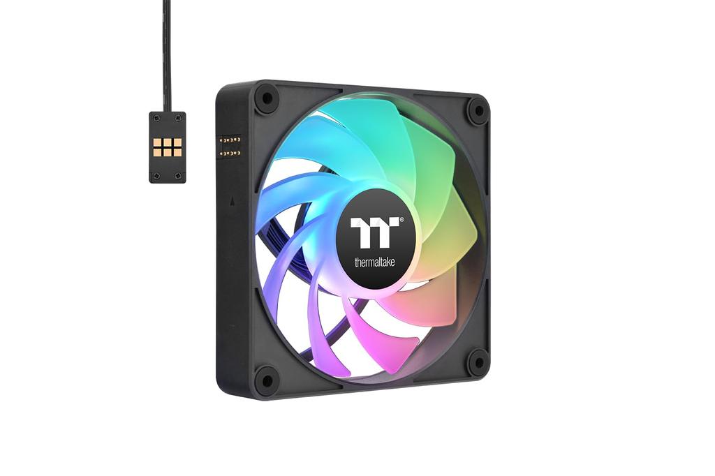 Thermaltake CT120 Reverse EX ARGB Sync 3 шт. Черные вентиляторы для корпуса ПК CL-F192-PL12SW-A FN2371