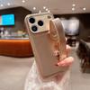 Для Для Iphone 17 Pro Max Кожаный Чехол-подставка с ремешком на запястье для Для Iphone17 16 1 14 13 12 11 Pro Max Plus Чехол-подставка