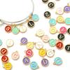26Pcs A-Z English Letters Alloy Enamel Pendants Number Alphabet Charms For DIY Bracelet Necklace Jewelry Making Accessories