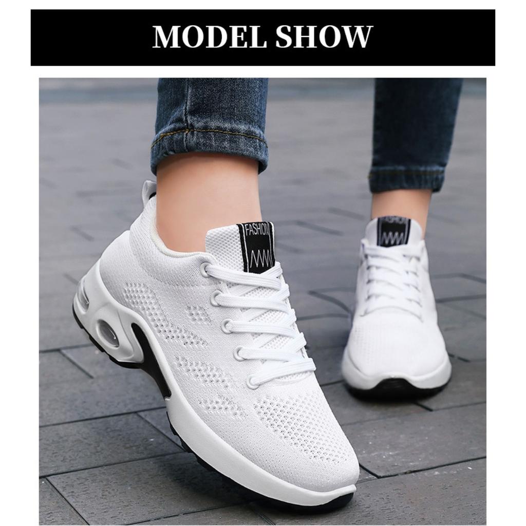 Женская обувь с мягкой подошвой, не утомляющей ноги. Летняя повседневная обувь на толстой подошве, спортивная обувь больших размеров с воздушной подушкой