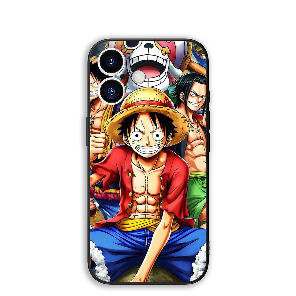 Cover for Samsung Galaxy A56 A26 A36 A10 A20 A30 A31 A32 A50 A55 A52 A53 A33 A12 A14 Phone Case Shanks Red Hair One Pieces Luffy