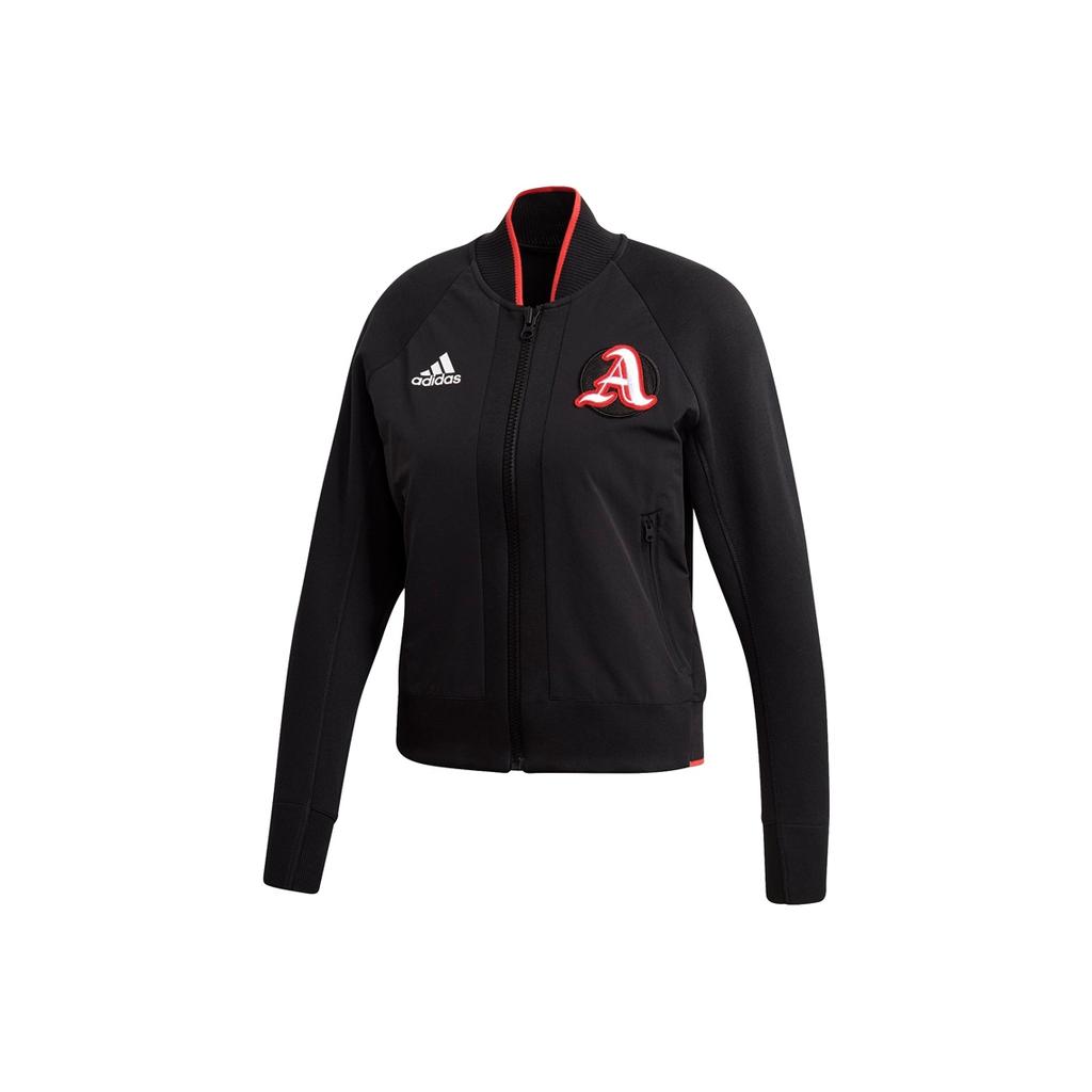 adidas Куртка VRCT с длинным рукавом, спортивное пальто, женская верхняя одежда, черная FI9214
