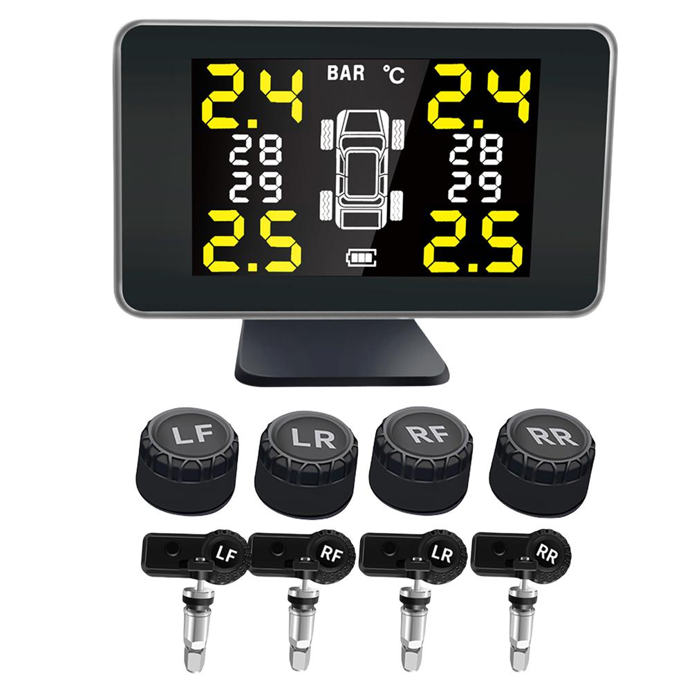 USB Tire Pressure Monitoring System Wireless TPMS Tire Pressure Monitor System for RVs Trailers Cars