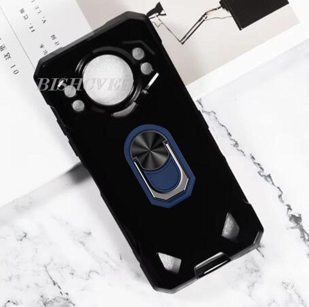 Magnet Phone Case For Doogee S200 Plus 6.72" 2025 Doogee S200 Plus Shockproof Soft TPU Silicone Cover With Ring Holder
