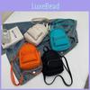 Single Color Solid Shoulder Crossbody Bag Women Backpack Handbag Casual Gift