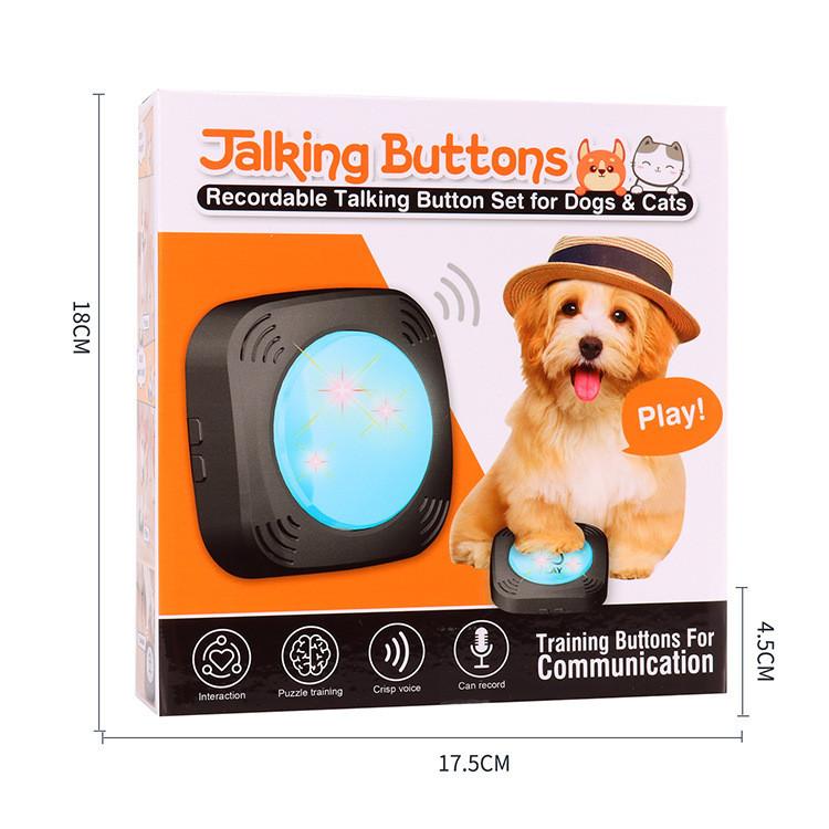 Talking Pet Training Toy Plastic Dog Buttons Set For Communication And Teaching Your Pet