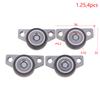 1/4Pcs Silent Rubber Casters, Drawer Wheels, For Furniture Kitchen Cabinet Table ,Of Side Installation Low Profile Replace Wheel