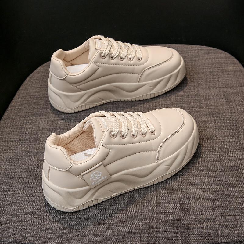 Модная весенняя обувь новая универсальная модная удобная женская обувь для студентов, увеличивающая рост, спортивная обувь на платформе, простая повседневная обувь