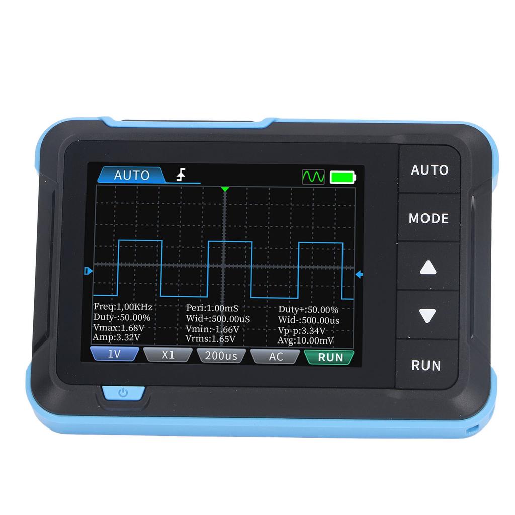 Handheld Digital Oscilloscope 2.8 Inch TFT 5.0MSs High Sampling Rate 1M Bandwidth Portable