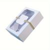 12pcs Large Kraft Paper Box Biscuit Candy Cake Gift Box PVC Transparent Window Birthday Gift Wedding Party Supplies Packaging Box Wedding