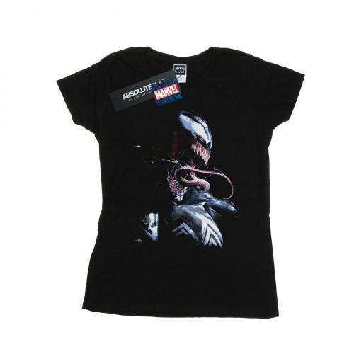 Marvel Womens/Ladies Venom Painting Cotton T-Shirt