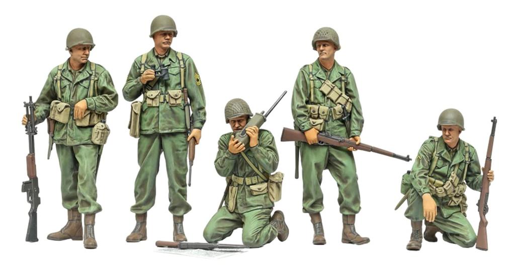 Tamiya 1/35 Military Miniature Series No. 379 U.S. Infantry Reconnaissance Set Plastic Model 35379 (Pre-painted)