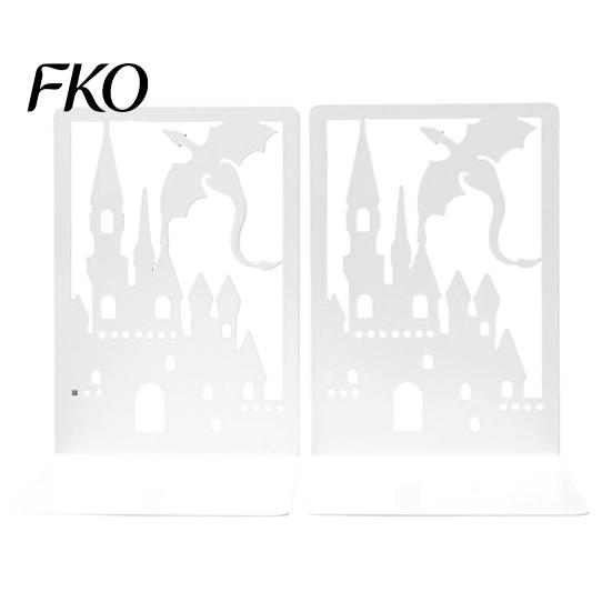 Edge Bookends 1 Pair Metal Dragon Bookends, Fantasy Castle Decorative Book Ends Accessories for Shelves, Heavy Duty Gothic Holders Home Office Library