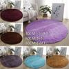 Soft Round Carpet Rug For Bedrooms Living Room Study Tent Solid Color Floor Car Thick Soft Plush Anti Slip Carpet Children Rug