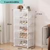 Narrow 7-Tier Metal Shoe Rack