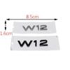 ABS Car Body Emblem Sticker Rear Trunk Badge for 4EIY W12 A4 A5 Q3 A6 TT SLINE A3 A7 A8 RS4 Q5 Q7 S4 S5 S6 RS7 RS8 Accessories