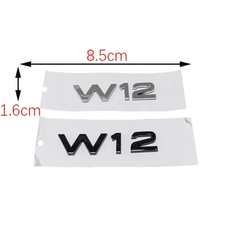 ABS Car Body Emblem Sticker Rear Trunk Badge for 4EIY W12 A4 A5 Q3 A6 TT SLINE A3 A7 A8 RS4 Q5 Q7 S4 S5 S6 RS7 RS8 Accessories