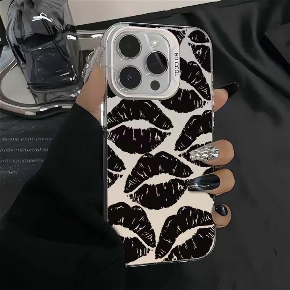Креативный чехол для телефона с узором в виде сердца iPhone 15 Pro Max 11 12 13 16 14 Plus Силиконовый противоударный чехол Защитная крышка для объектива