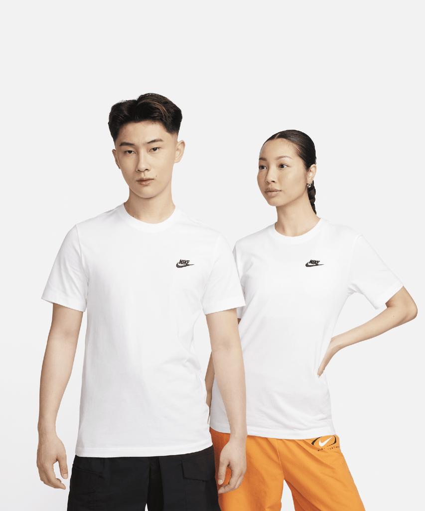 Nike Спортивная футболка Club M - Белая:Черный / Ar4999-101