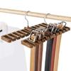 10 Slot Tie Belt Scarf Rack Holder Organizer Belt Hanger Rack Holder for Closet Wardrobe Storage Space Saver 360 Degree Rotating