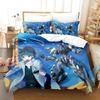 In Another World with My Smartphone Printed Bed Set Duvet Cover Pillowcase Bedding Set Linen Sheet Quilt Cover Full Queen Size