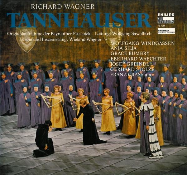 Виниловая пластинка RICHARD WAGNER Tannhuser 75779 Philips 1967 Германия Классика Б/у