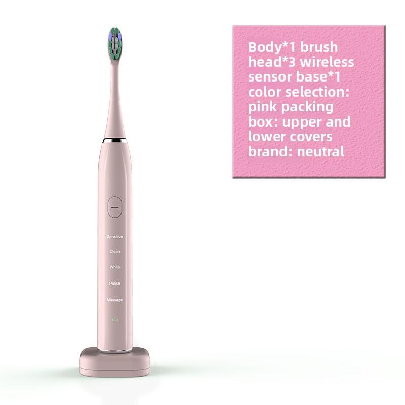 Электрическая зубная щетка для взрослых с магнитной левитацией, электрическая, беспроводная, ультразвуковая