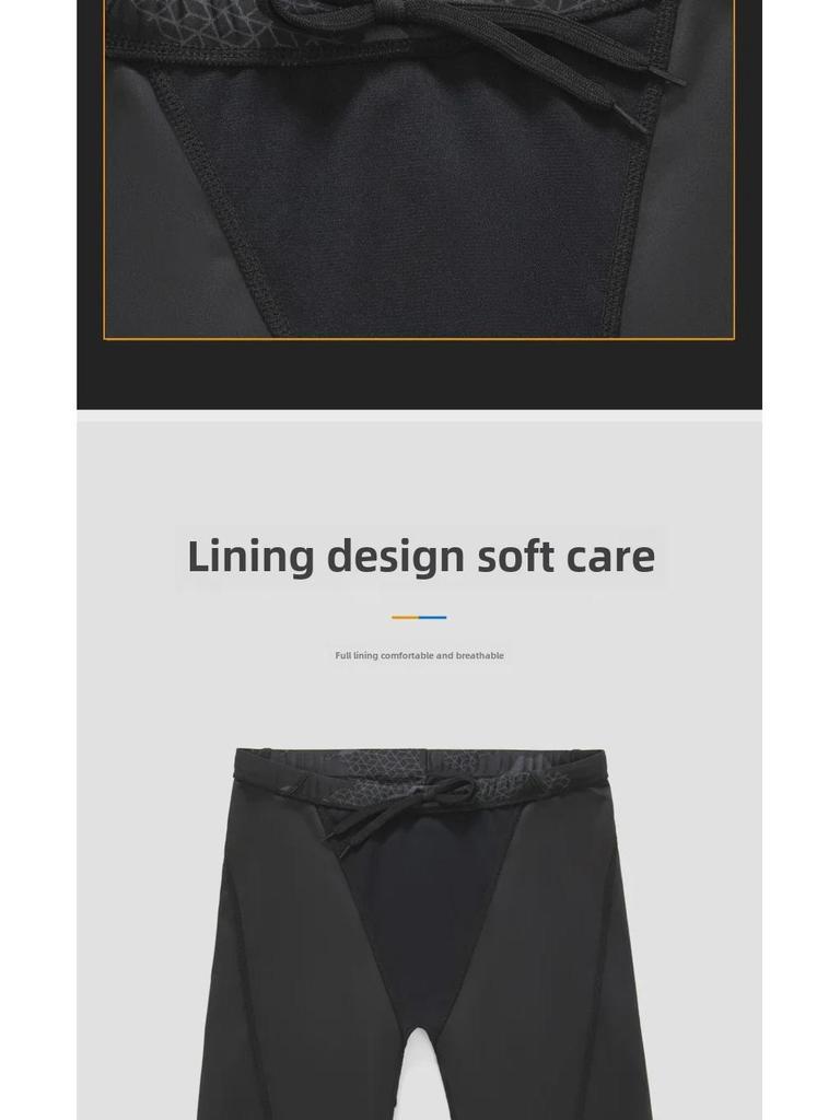 Men's Camouflage Anti-Embarrassment Swim Trunks: Breathable, Large Size, Loose-Fit Boxer Shorts