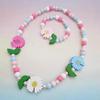 25 styles Cute Animal Flower Cartoon Flower Children's sweater necklace bracelet for children gift