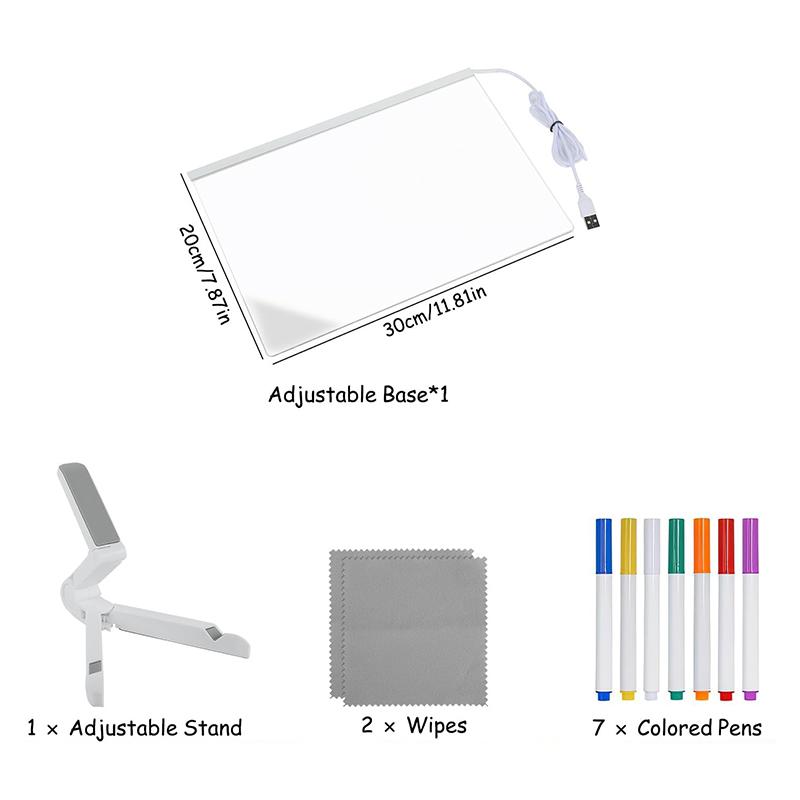 Креативная светодиодная лампа, доска для заметок, стираемая USB-доска для рисования, ночник для спальни, подарок на день рождения для детей, ночник