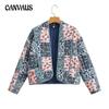 Autumn and Winter Women's Plus Size Street Fashion Tops Printed Jacket