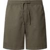 Pepe Jeans Relaxed Linen Smart Shorts elastic waist Green