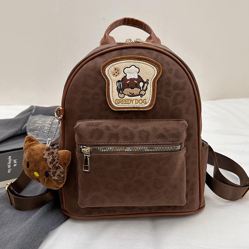 Schoolbag cute cute girl large capacity backpack Korean college style fashion commuting versatile backpack student schoolbag