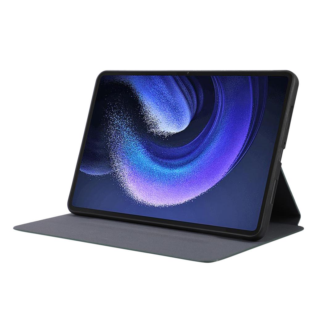 Для Xiaomi Pad 6 Кожаный чехол Складная подставка Внутренняя мягкая TPU накладка для планшета