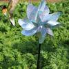 Reflective Bird Repellent Pinwheel Lightweight Bird Control Wind Spinner Garden Decoration Outdoor Windmill Ornament for Protecting Roof Orchard Yard
