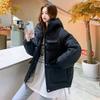 Хлебная одежда Короткие пуховые изделия на ватной подкладке Женские свободные осенние и зимние пальто Утолщенные куртки на ватной подкладке Новогодние модели