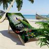 Peacock Oil Painting Print Beach Towel, Large Soft Quick Dry Towel for Beach Camping Swimming