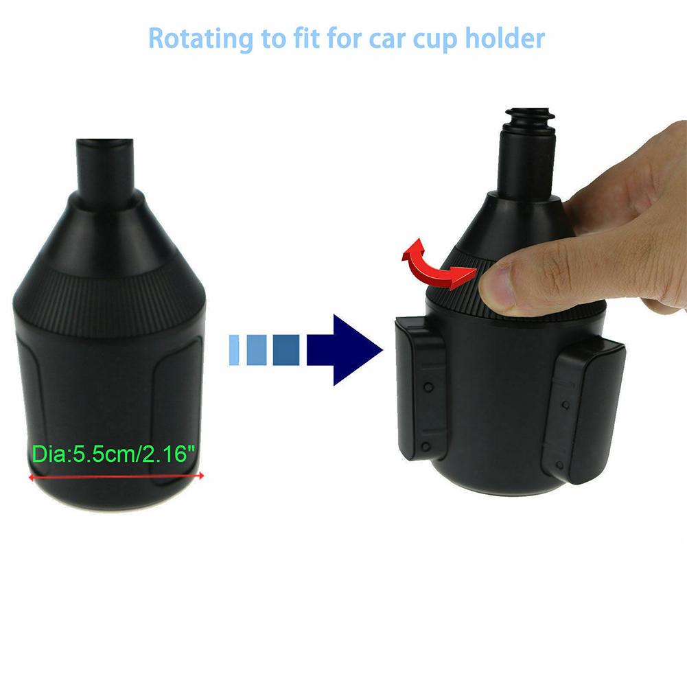 Car Cup Holder Mount Bracket 360 Degree Rotatable Stand Adjustable Mobile Phone Navigation Support Compatible For Ipad