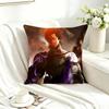 Black C-Clover Yami Sukehiro  Square Double-Sided printed Pillow Case Bedroom Bedside Pillow Sofa Cushion Cover