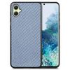 For Samsung Galaxy A06 4G Case Carbon Fiber Texture PU+PC+TPU Phone Cover