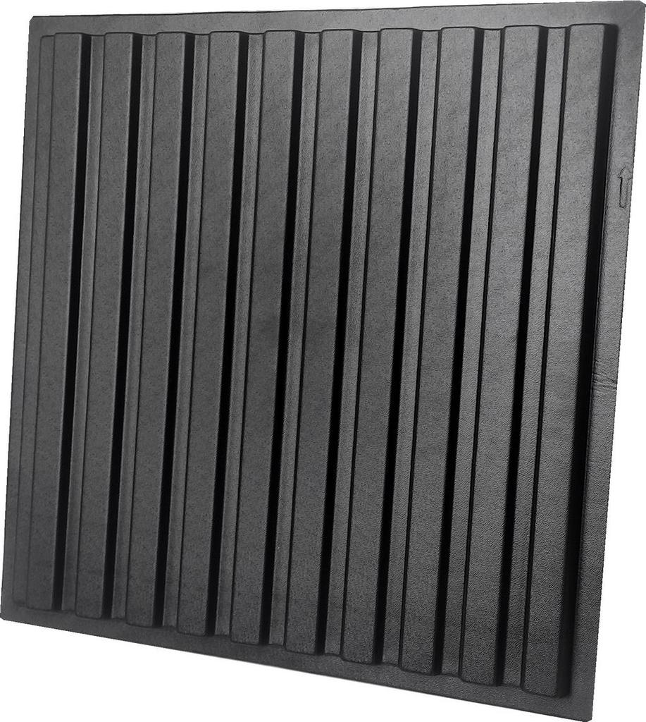 3D Wall Panel Mold for Gypsum, Plaster or Concrete Tile for Decorative Wall Panels 'Parallels'