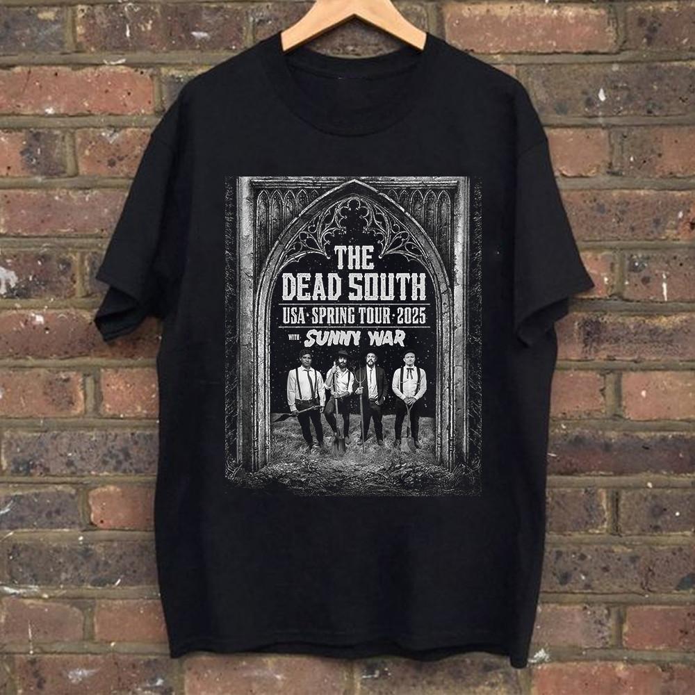 Футболка The Dead South Band США Весенний Тур 2025 Полный Размер S5XL Унисекс Футболка