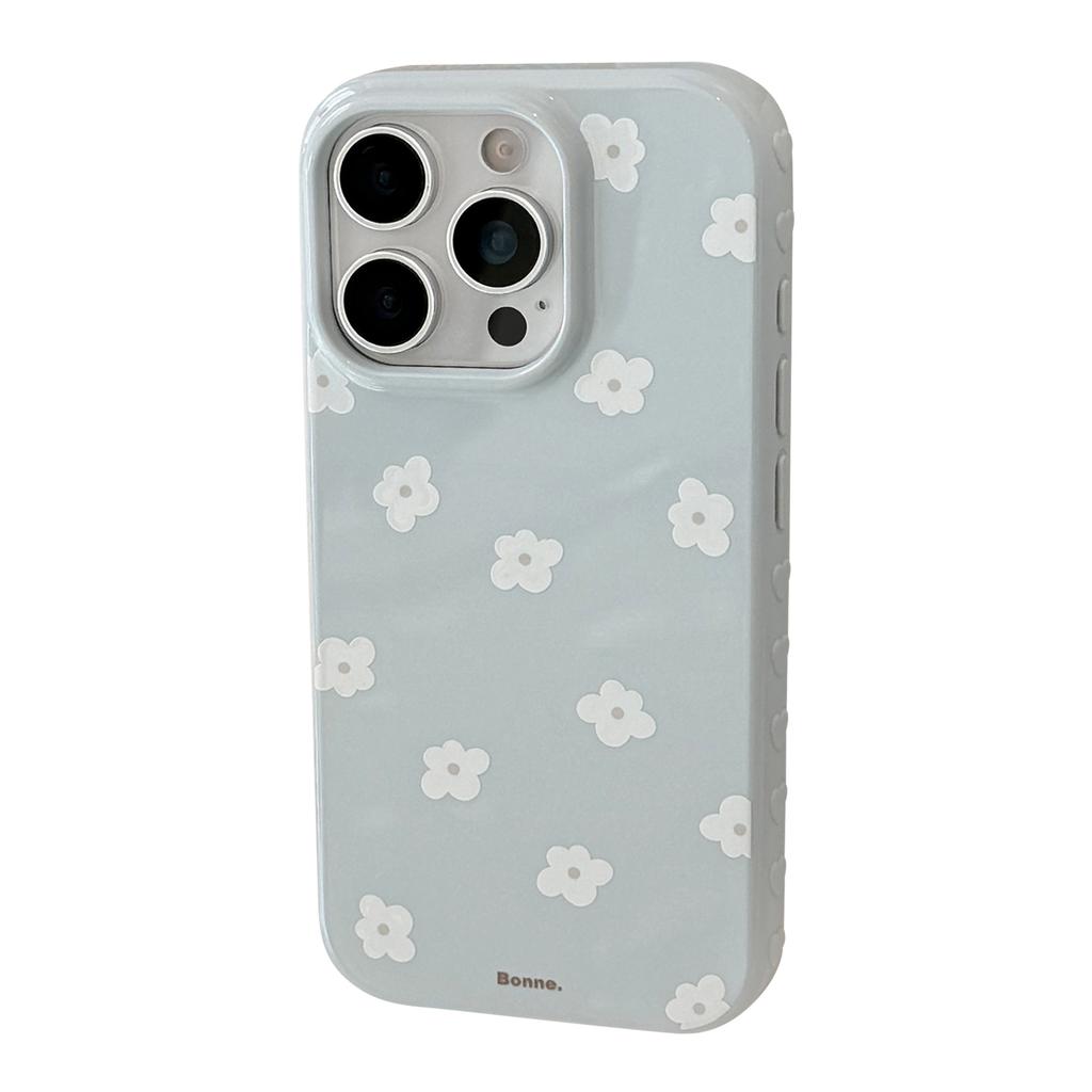 White Tea Flower for Apple 16 Phone Case for IPhone17promax for 15 Gentle Fresh 12 Silicone Soft 13