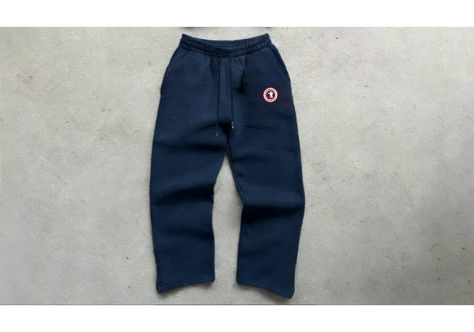 Unisex Plus Velvet Hoodie & Wide-Leg Pants Two-Piece Sports Set