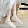 Women's Summer Thin Fashion New Ice Silk In The Tube Pile Socks