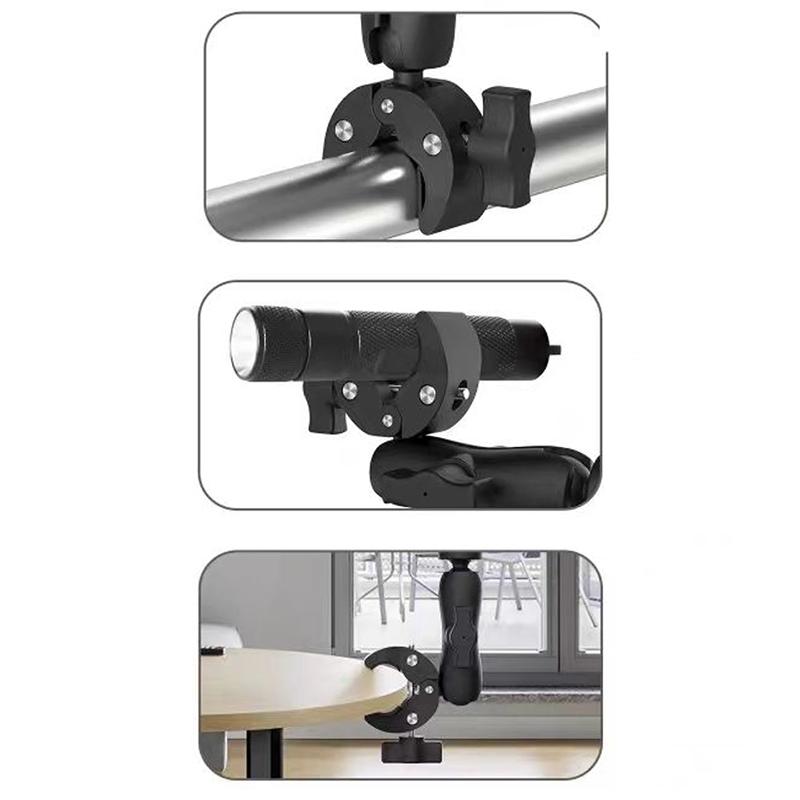 Кронштейн-суперзажим для руля, штанги, основания с шаровой головкой 1 дюйм 25 мм, крепление для камеры Ram для Gopro Insta360 DJI, аксессуары