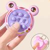 Мини игровая консоль с пупырками, игрушка для снятия стресса, игра лопать пузыри, брелок, силиконовая игрушка-антистресс с пузырьками